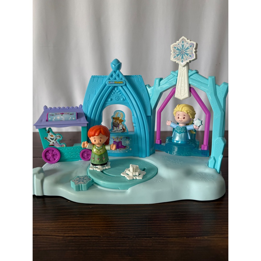 Fisher-Price Little People Disney Frozen Elsa Anna Ice Palace Playset GPB34